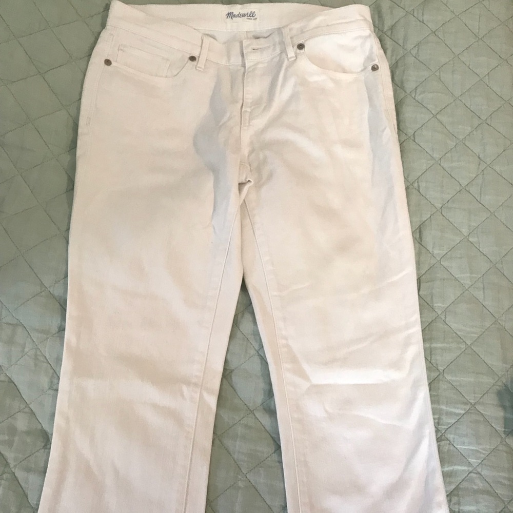 Madewell white jeans